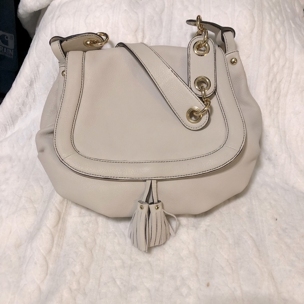 Barr&Barr NY Leather Tassel Bag NWT